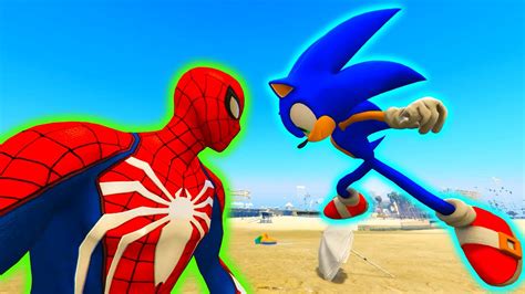 Spiderman vs Sonic #Spiderman #Sonic #Superherobattle #EpicBattle #Sonicthehedgehog - YouTube