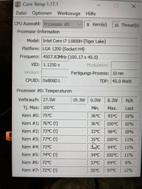 Are these temperatures normal for Lenovo Legion 5 Intel i7-11800H 2021 ...