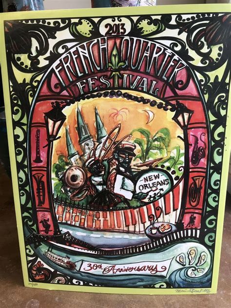 new orleans jazz fest poster French Quarter Fest | eBay | French quarter fest, French quarter ...