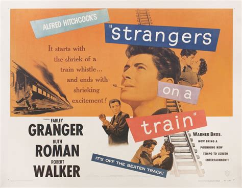 Strangers on a Train 1951 U.S. Half Sheet Poster - Posteritati Movie ...