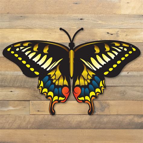 Colorful Butterfly Art | Home & Garden Decor | Metal Wall Art | K&S ...