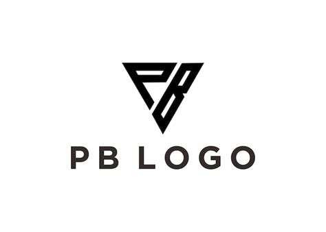 Premium Vector | Pb logo design vector illustration