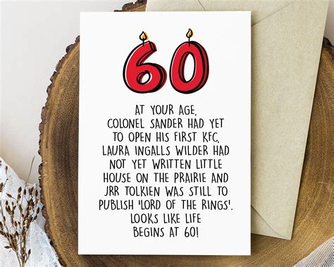 Funny 60th Birthday Card Printable 60th Birthday Gift - vrogue.co