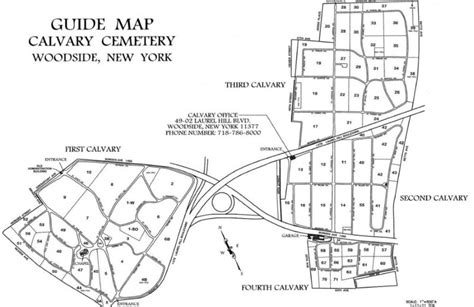 Calvary Cemetery Maps - Calvary & Allied NYC