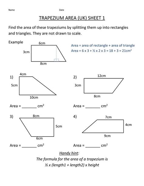 Worksheets For Geometry