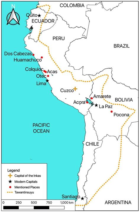 A map of Tawantinsuyu's limits in relation to modern nation-state... | Download Scientific Diagram