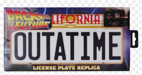 Back To The Future™ Outatime License Plate Replica - Back To The Future ...