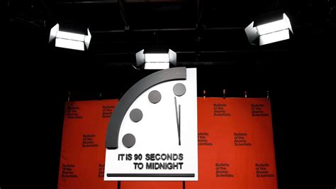 Doomsday Clock 2023 reveals 'it is 90 seconds to midnight'