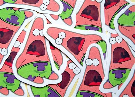 Shocked Patrick Star meme sticker pack | Patrick star meme, Meme stickers, Patrick star