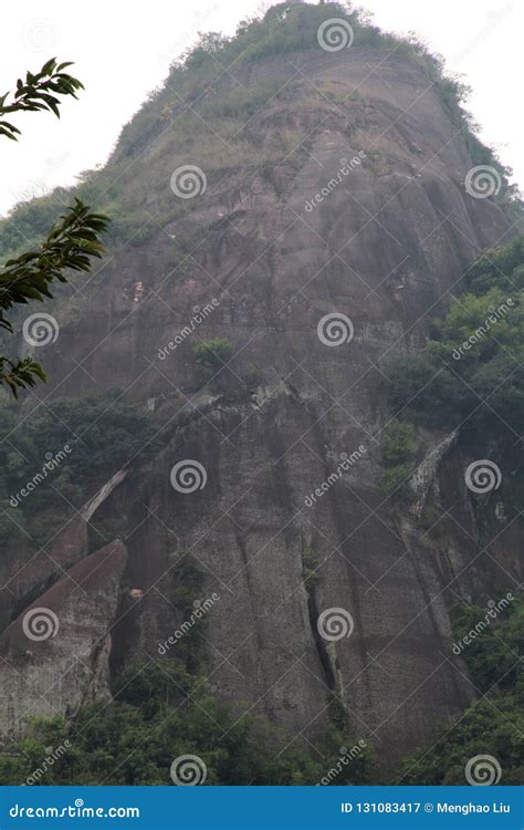 Guangdong Mount Danxia National Geopark Stock Image - Image of guangdong, hill: 131083417