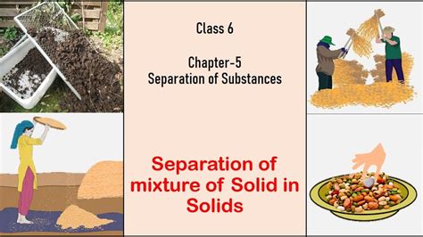 Separation Of A Mixture Of Solids Lab