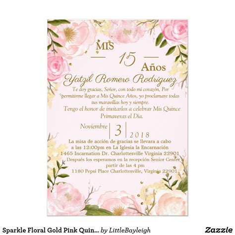 Crea desde cero tu Invitation | Zazzle.com | Quincenera invitations, Quinceanera invitations ...