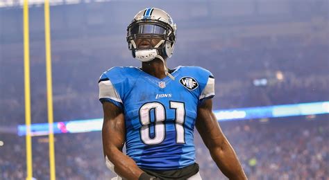 Calvin Johnson Offers Update On Feud With Detroit Lions