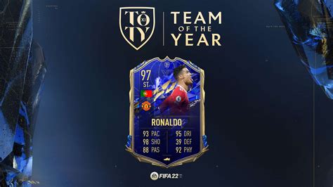 FIFA 22: Cristiano Ronaldo è il 12° TOTY | FifaUltimateTeam.it