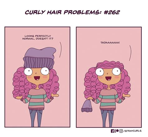 I Illustrated What It’s Like Living With Curly Hair | Bored Panda