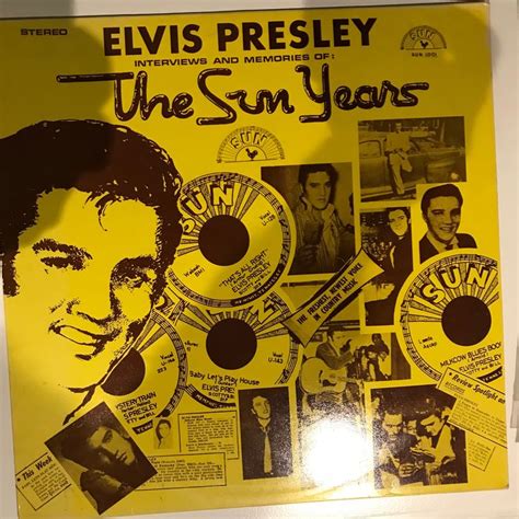 LP - The Sun Years (edition UK 1977) | Elvis presley, Elvis, Records