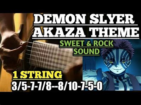 Demon slayer Akaza theme single string||Demon Slayer Movie Akaza Theme ...