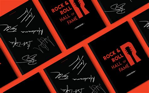 Rock and Roll Hall of Fame: Icons Book on Behance