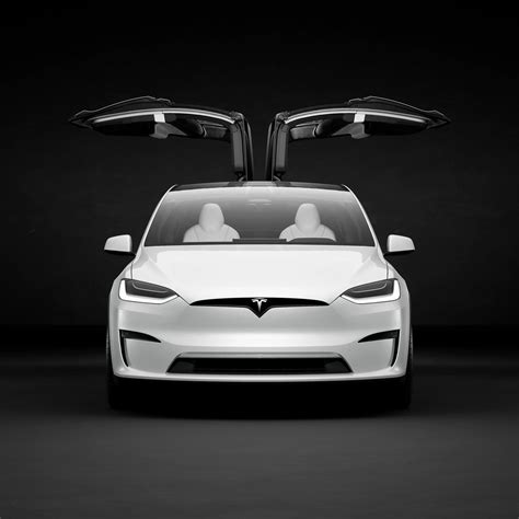 Black 2017 Tesla Model X Luxury SUV Electric Car Falcon Doors Photograph By Maxim Images ...