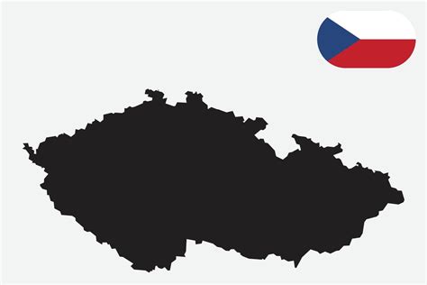 map and flag of Czech Republic 11175565 Vector Art at Vecteezy