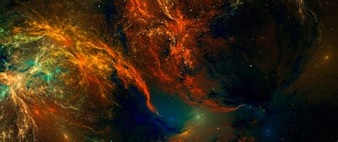 2560x1080 Resolution Colorful Artistic Nebula And Space Star 2560x1080 ...