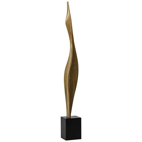 Wooden Black Sculpture By Kilar 1970 at 1stdibs