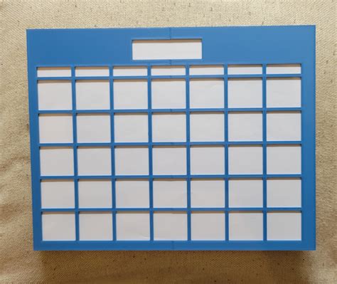 A4 Paper Sheet Calendar by Carl17_ | Download free STL model | Printables.com