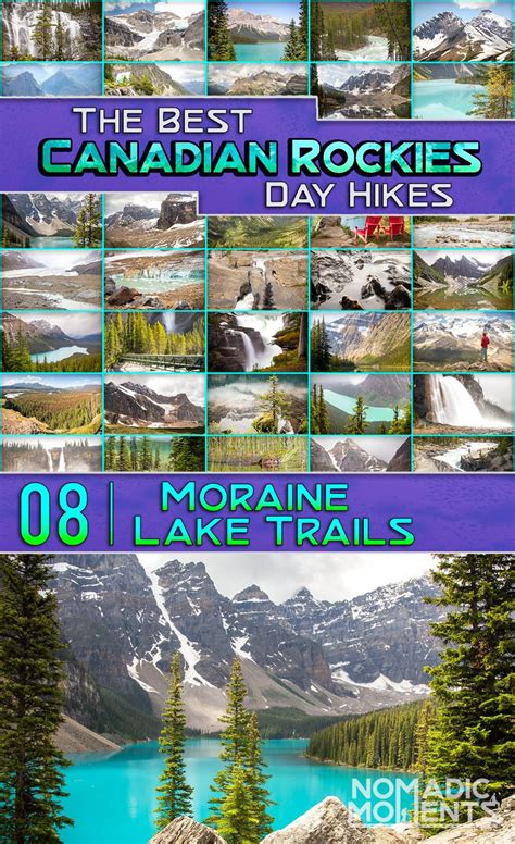 Moraine Lake Trails - Best Canadian Rockies Day Hikes - Nomadic Moments