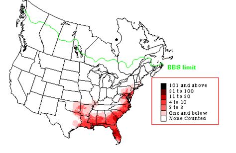 Fish Crow - Breeding Range Map