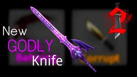 New Godly Knife and Code? | Murder Mystery 2 - YouTube