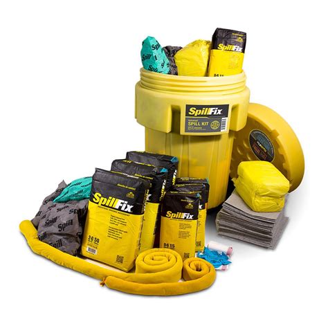 SpillFix HazMat Spill Kit in 95 Gallon Overpack Salvage Drum