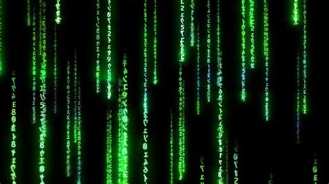 Background Code Green Characters Running Internet Stock Footage Video ...