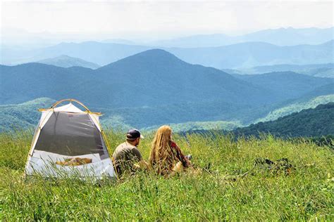 Camping in the Great Smoky Mountains, NC