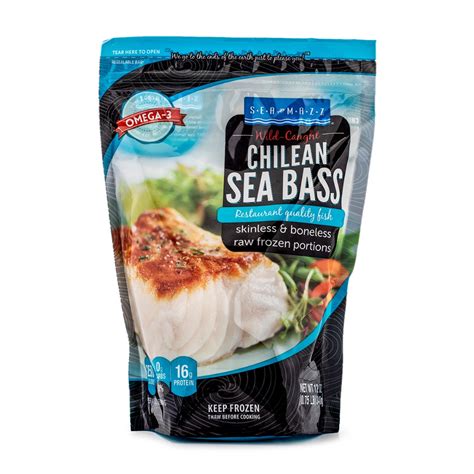 Sea Mazz Wild Caught Chilean Sea Bass Fillets, Frozen - Weee!