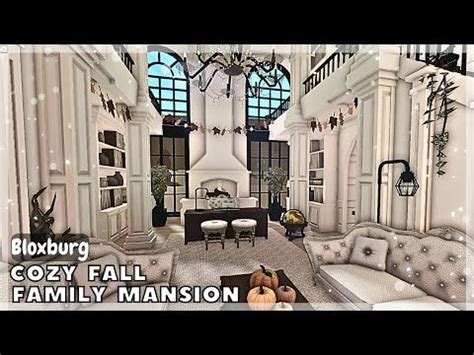 BLOXBURG: Fall Family Mansion Speedbuild (interior + full tour) Roblox House Build - YouTube ...