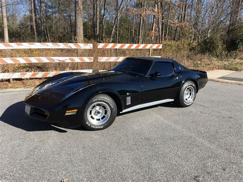 1980 Black Chevrolet C3 Corvette Stingray #chevroletcorvette1980 ...