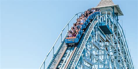 Blue Streak - Classic Wooden Coaster | Cedar Point | Cedar point, Blue streaks, Wooden roller ...