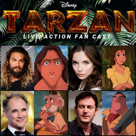 Disney's Tarzan live-action fan cast by TristanHartup on DeviantArt