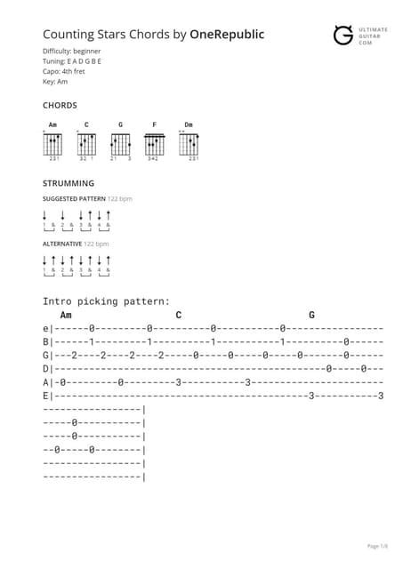 counting stars chords.pdf