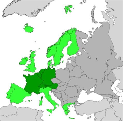 Regiones de Europa » Cuáles son, Áreas, Países, Mapas