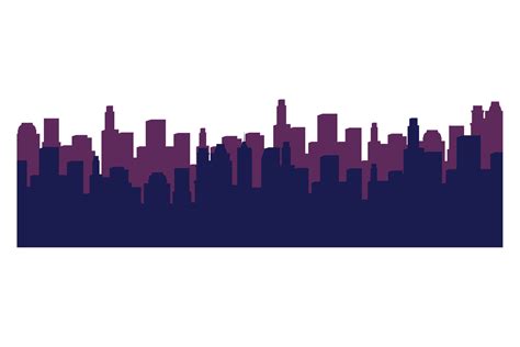 silhouette city buildings 10818203 Vector Art at Vecteezy