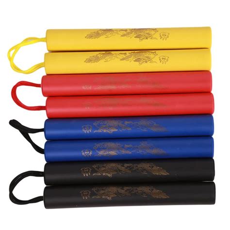 Martial Arts Foam Nunchakus Kids Rope Chains Plastic Nunchaku Child Kung Fu Wushu Nunchucks ...