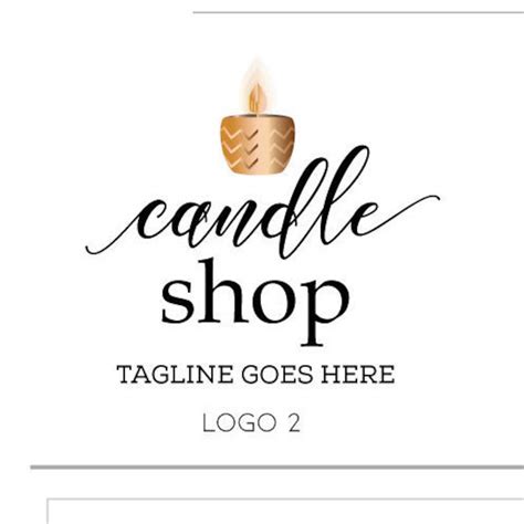 Logo Design Candle Candle Logo Design Candle Making Logo | Etsy