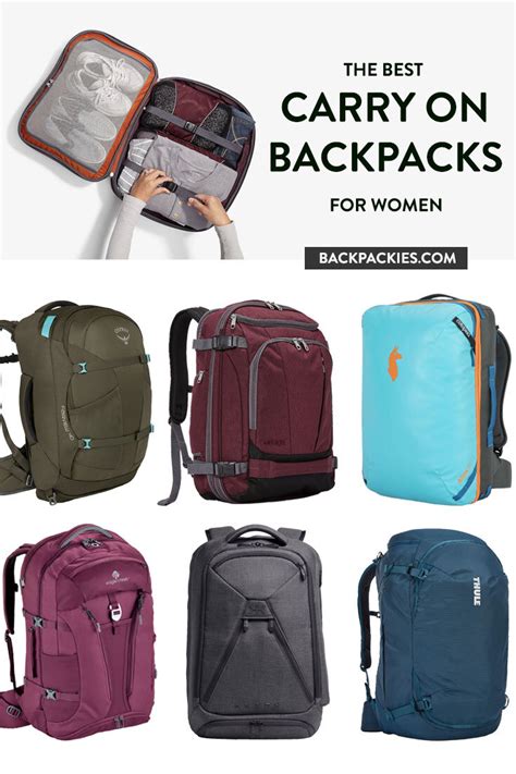 Best Carry On Backpacks for Women: One Bag Travel for Flights | Backpackies