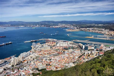 Gibraltar City And Bay Photograph by Artur Bogacki