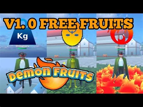 New Game Like BLOX FRUITS!? DEMON FRUITS V1.0 All Free Fruits Showcase - YouTube