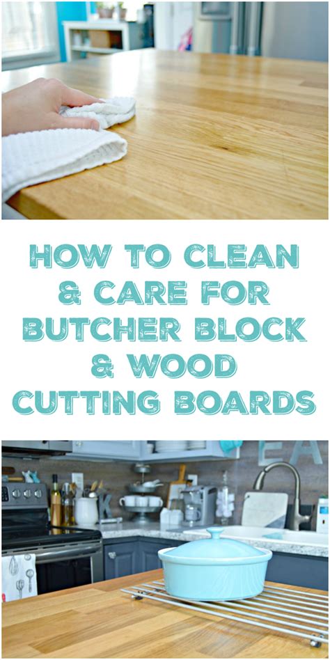 How To Care For and Clean Wood Cutting Boards and Butcher Block - Mom 4 ...