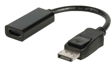 Value Line DisplayPort Cable DisplayPort Male - HDMI Female 0.20 m Black | Falcon Computers