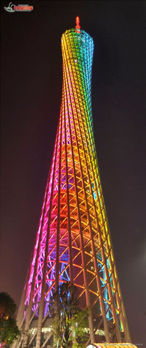 Guangzhou Tower Night Images | Canton tower, Creative architecture, Unusual buildings