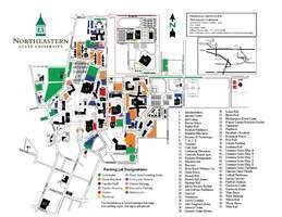 Northeastern University Campus Map Printable